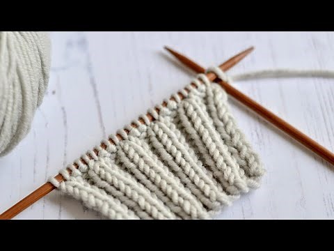How To Knit a Rib [k2 p2] Knitting Help with Linda Whaley Knit Studio www.lindawhaley.co.uk