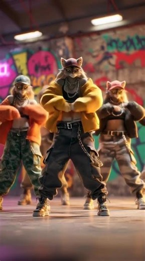 This Cat Forgot It Wasn’t Supposed To Dance 😼💃