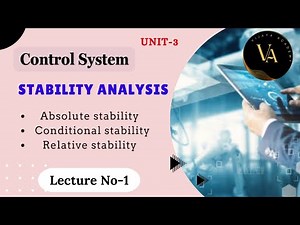 Stability Analysis | Control System | Vijaya Academy |