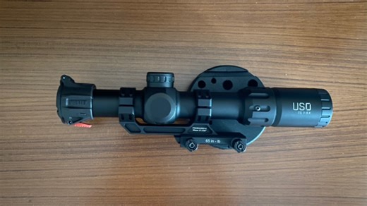 什么原品前置速瞄三百多？测狠狠地测！U.S. Optics TS-6X 1-6x24mm Rifle Scope uso前置速瞄