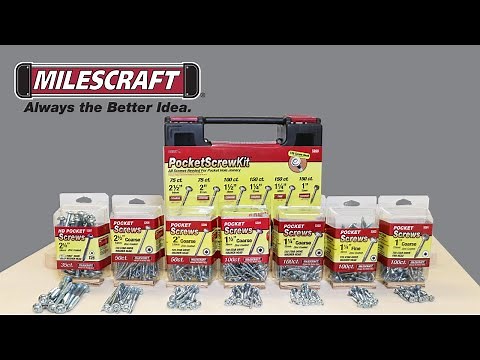 Milescraft - Advantages Of Industry-Leading TORX® / Star Drive Pocket Screws