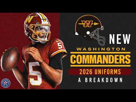 Washington Commanders Unveil New Home, Road, and Black Alternate Uniforms for 2026