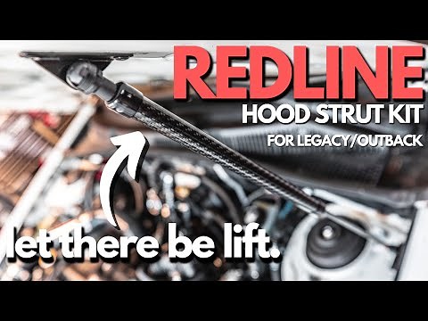 Redline Tuning Hood Strut Install - Subaru Legacy & Outback (Nice upgrade for cheap!)