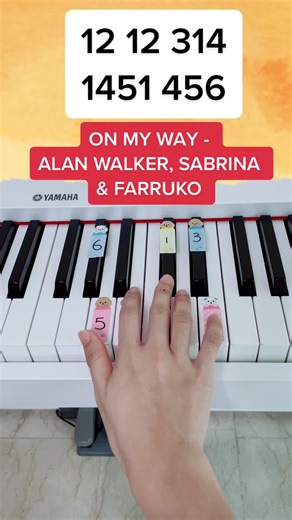 On My Way Piano Tutorial - Easy Beginner Guide