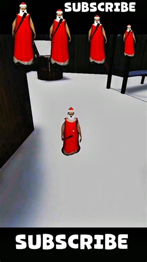 Santa Granny Large to Small #shorts #granny #gaming