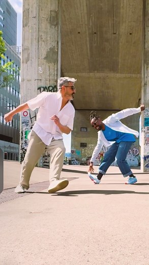 Mike Bredy AKA “Noodles” on Instagram: "Put it all on the line. This is a reunion that is long overdue. After not seeing each other for over 2 decades, me and @kundudance are bringing the heat back from when we danced in our clubbing days in New York City. After 20 years, this is such a treat to do this together. We’re putting the love of dance on the line with this short collab. Watch us get busy and get into the groove of House. The track we’re rocking to is “Love On the Line” by @kormakoffici