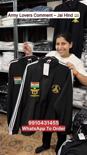 Premium Indian Army Embroidery T-Shirt & Tracksuit 🇮🇳 | NSG & Balidaan Badge Design