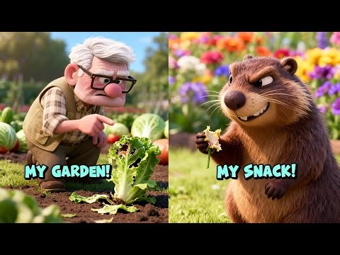 The Gardener and the Grumpy Groundhog