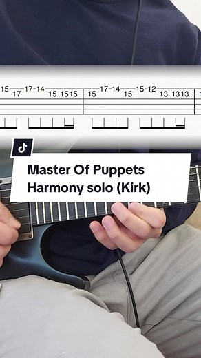 Learn Metallica's Master of Puppets Harmony Solo