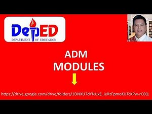2021 DepEd ADM Modules (D)