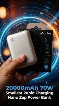 This Pocket-Size 20000mAh Power Bank Charges Laptops Too! (70W PD+QC)