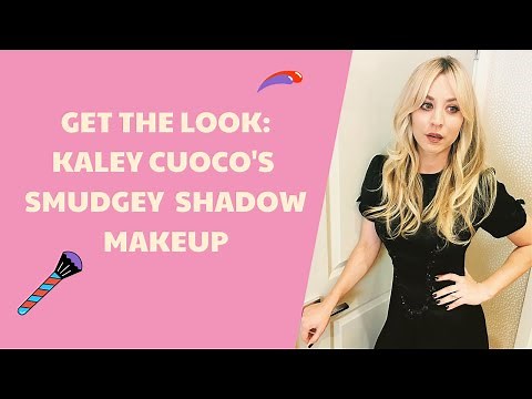 Get Kaley Cuoco's GOTH AND ROLL Eyeshadow Look - Makeup Tutorial