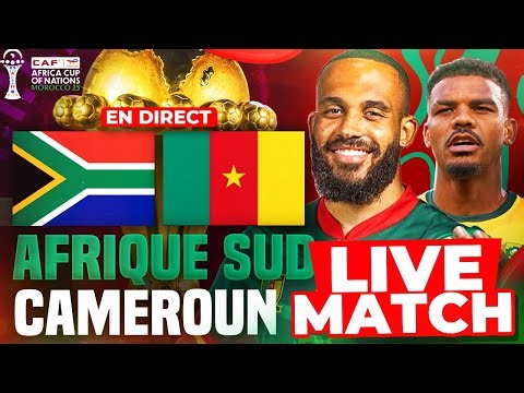 🔴AFRIQUE DU SUD - CAMEROUN / PHASES FINALES 8EME CAN 2025