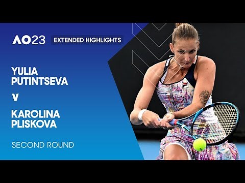 Yulia Putintseva v Karolina Pliskova Extended Highlights | Australian Open 2023 Second Round