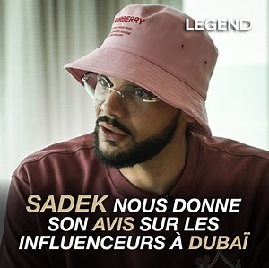 85K views · 418 reactions | Sadek nous donne son avis sur les influenceurs à Dubaï ⬆️ Interview complète toujours dispo sur la chaine youtube de Legend ainsi qu'en podcast partout | Guillaume Pley | Facebook