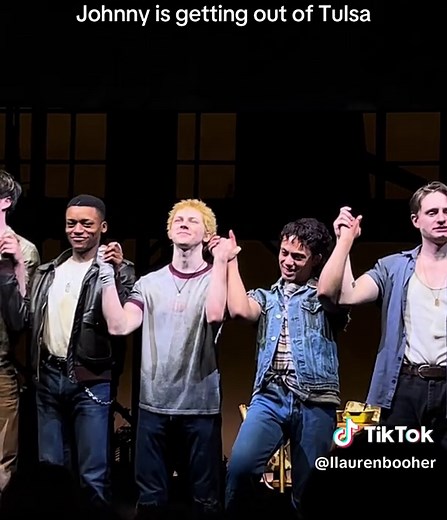 Stay gold, Sky Lakota-Lynch ✨ #johnnycade #outsidersmusical #skylakotalynch #lastshow #finalbow