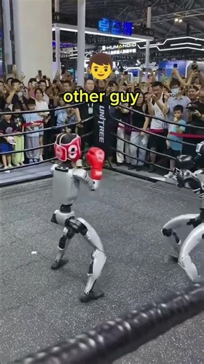 They expected a robot fight..🤖😂#shorts