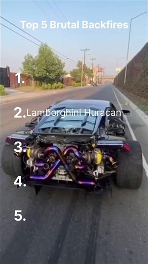 INSANE FLAMES! 🔥 Brutal Backfire Compilation 2026 #interesting #car #shorts #drift