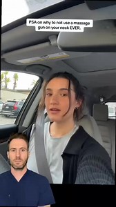 45K views · 570 reactions | Using a massage gun on your neck is...