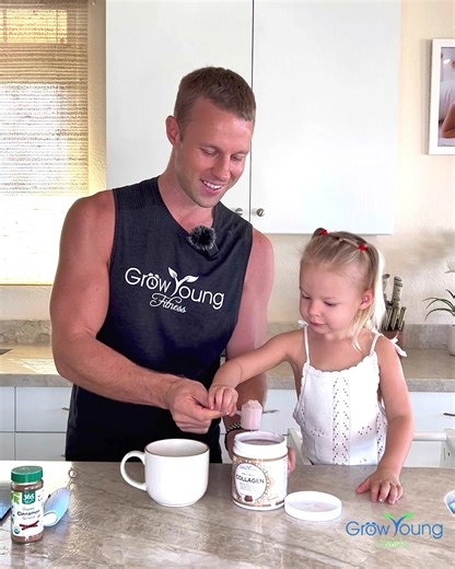 "This collagen is a WINNER! Love the Milk Chocolate flavor! Stirred it in with my morning yogurt. The size of the container fits easily into any of my cupboards & will be very convenient for when I travel. Thank you GYF!" ~Margaret D. (Verified Buyer) | Grow Young Fitness