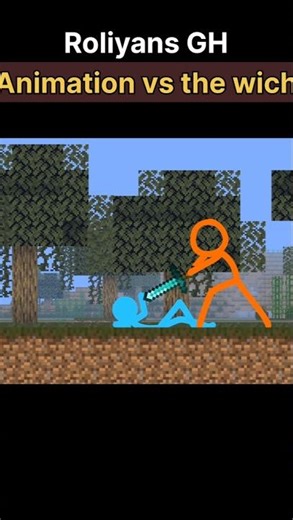 Animation vs Minecraft #animation #stickman #minecraft #minecraftanimation
