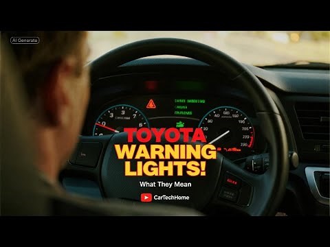 Toyota Cars Warning Light Meaning | Dashboard Symbols Explained | CarTechHome
