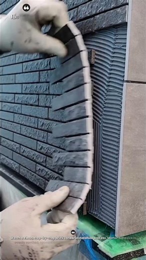 Precision Brick Veneer Installation – Pro Tile Adhesive Technique for Flawless Corners