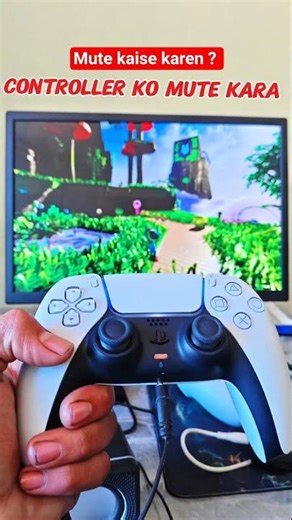 PS5 Controller Se Mute Kaise Kare 🎮🔇 #PS5 #GamingTips #TechShorts #shorts
