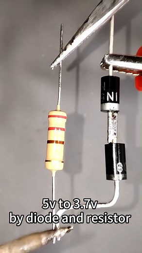 2K views | ELECTRONICS DIY TIP: Convert 5 volts to 3.7 volts using diodes and resistors! #electronicdiy #conversion #diodes #resistors #tutorial | Utmel Electronics | Facebook