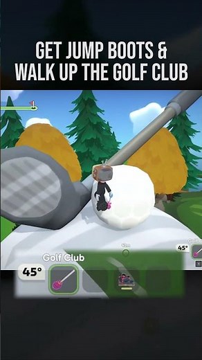 Head in the Clouds Achievement Guide - Jump on the Golf Shop | Super Battle Golf #superbattlegolf