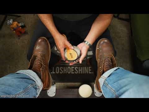 EXPERIENCE THE FAMOUS SHOE SHINER!!! | Angelo Shoe Shine