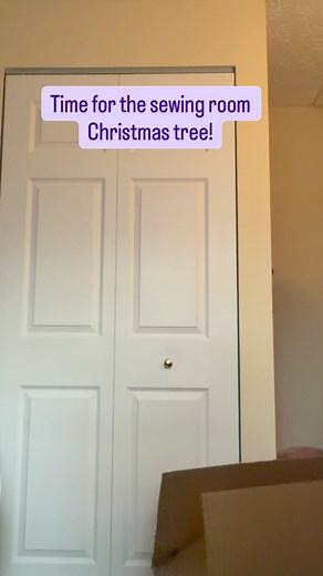 Let’s put up the sewing room Christmas tree!  I’m doing a lot of...