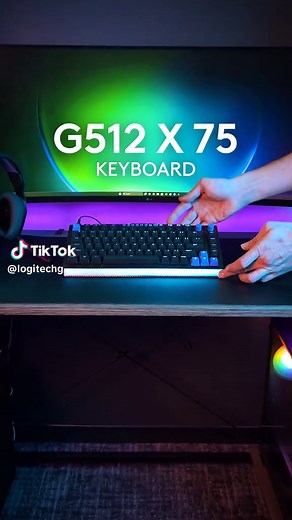 Logitech G512 X 75 Keyboard & Palm Rest Unboxing