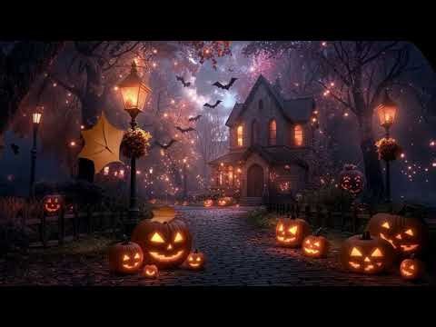 Haunting Ambience 🎃 Eerie Halloween Music & Night Shadows 🌙Instrumental Background Music Playlist