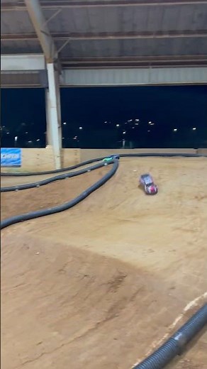 4x4 RC Short Course Truck Full Send On The Triple, Off Road Dirt Track Racing!