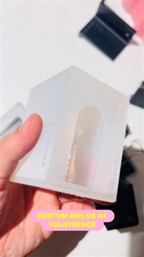 Handmade Giant 5” Pill Silicone Mold | Mold Making Process #resinmolds #handmade