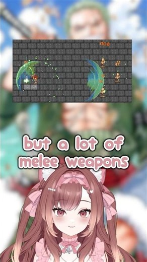 Terraria True Melee vs Melee Explained #shorts #vtuber #envtuber