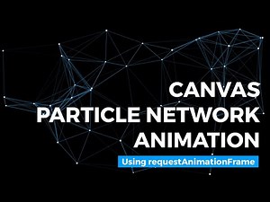 Canvas Particle Network Animation