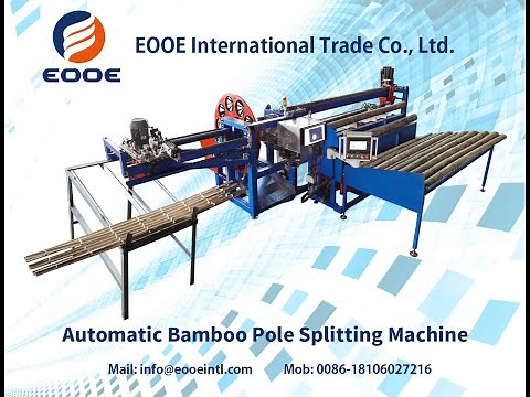Bamboo Pole Automatic Splitting Machine, Bamboo Automatic Splittter, Bamboo Split Machine
