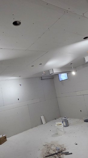 Quick basement drywall project completed✅️💯 | Deluxe Drywall