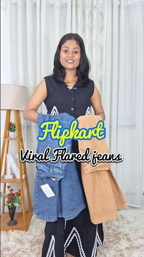 🔥 Viral Flared Jeans Haul | Trendy Wide Leg Jeans Try-On | Must Have Denim #Shorts #onlineshopping