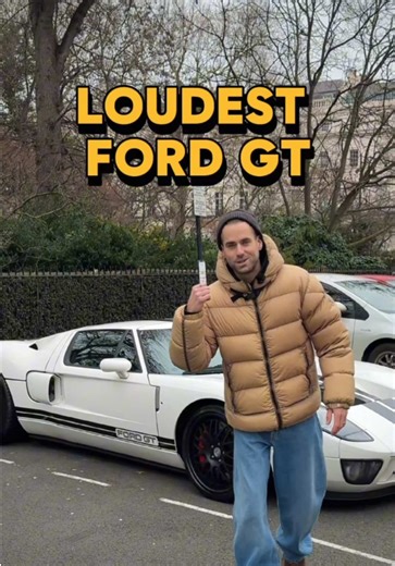 Went into London in a very loud Ford GT 💥 (sound on) | ford gt
