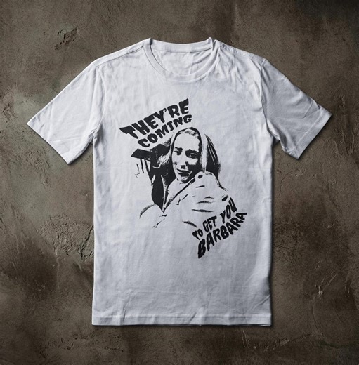 Night of the Living Dead Barbara Zombie Tee, Retro 1968 Horror Film Shirt - Etsy
