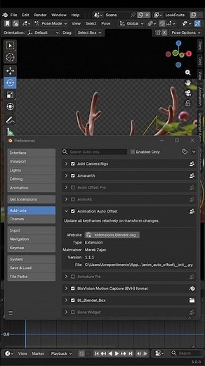 Animation Auto Offset — The Fastest Way to Adjust Motion in Blender