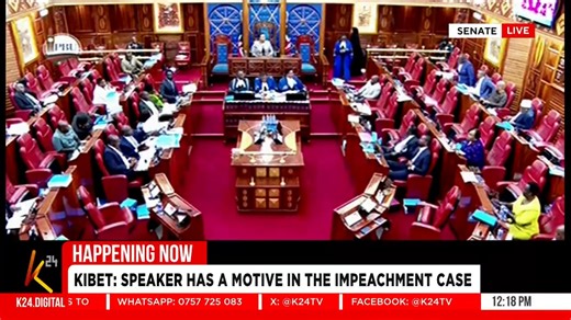 Governor Mutai's impeachment hearing The Senate has adjourned until later today, 29th August 2025, at 2:30 p.m. #K24Updates | K24 TV