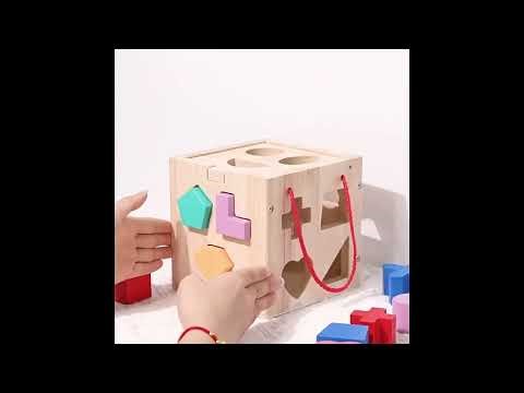 Montessori Geometric Shape Cognitive Matching Toys for Toddlers