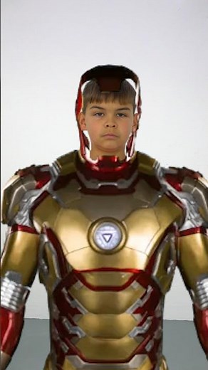 Transformation into Iron Man #shorts #dimakidstv