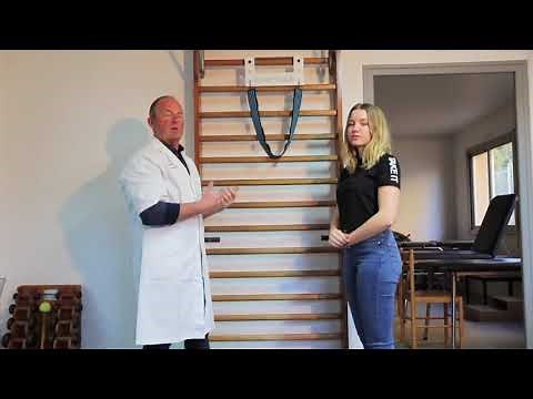 Kinépaule - Accroche sur espalier - Renforcement des muscles abaisseurs