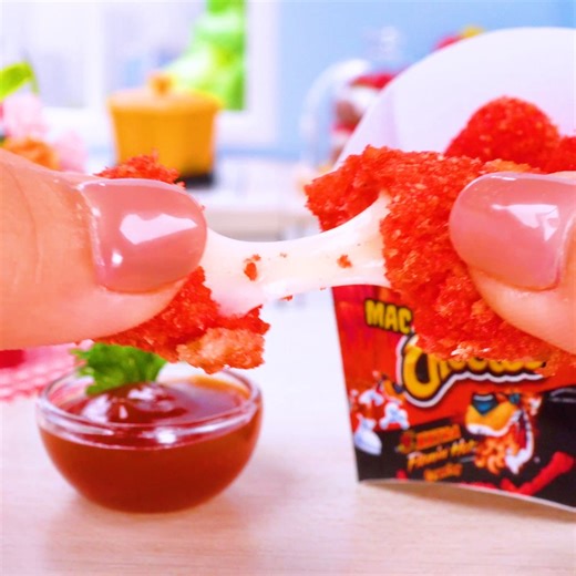 663K views · 11K reactions | How to make Miniature Cheetos Mozzarella Cheese Sticks Recipe | Cake Lovers | Facebook