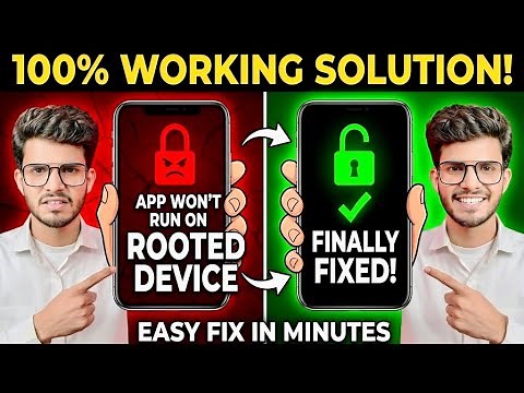 ✅Finally I Fixed Rooted Device Detected | This Application Won't Run On Rooted Device